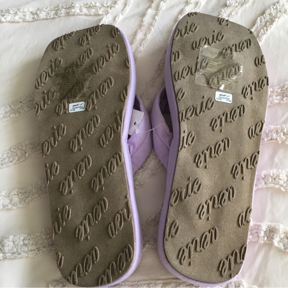 aerie Lilac Flip-Flop Sandals - Picture 4 of 5